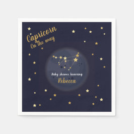 Capricorn zodiac babydusch pappersservett