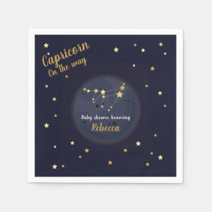 Capricorn zodiac babydusch pappersservett