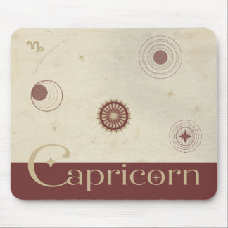 Capricorn Zodiac Mousepad Musmatta