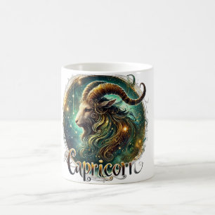 Capricorn Zodiac Mugg - Elegant och kosmetisk utfo