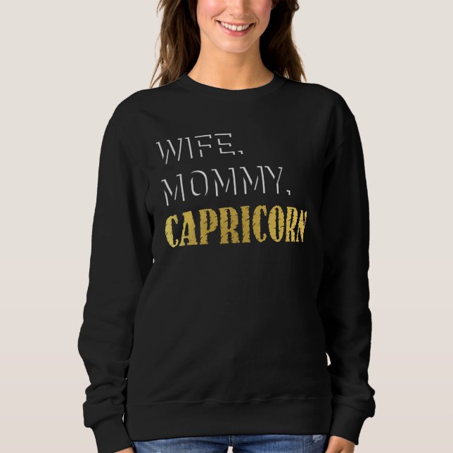 Capricorn Zodiac Sign_7 T Shirt (Framsida)