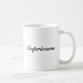 Capricorn Zodiac Sign Astrology elegant Classic Kaffemugg