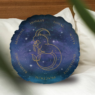 Capricorn Zodiac Sign Astrology Personality Traits Rund Kudde
