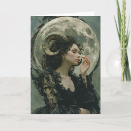 Capricorn Zodiac Sign, Astrology, Tarot, Note Card Anteckningskort