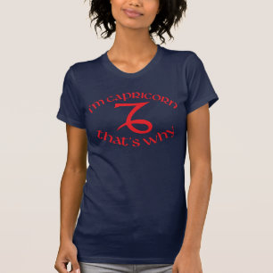 Capricorn Zodiac Sign Dec 22-Januari 19 Tee Shirt