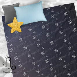 Capricorn Zodiac Sign Namn Constellation Astrology Fleecefilt