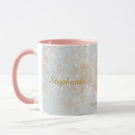 Capricorn Zodiac Stjärntecken Cosmic Monogram Glit Mugg