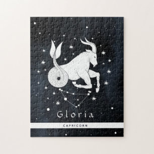 Capricorn Zodiac Stjärntecken Horoscope Symbol & N Pussel