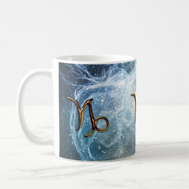 CAPRICORN Zodiac Stjärntecken Mugg (Vänster)