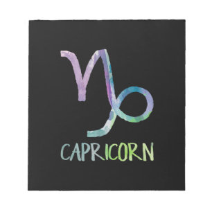 Capricorn Zodiac Symbol Astrology Sea Goat Gift Anteckningsblock