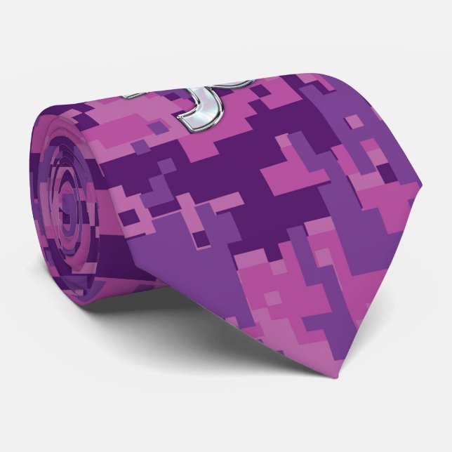 Capricorn Zodiac Symbol Fuchsia Digital Camouflage Slips (Rullad)