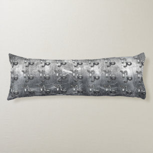 Capricorn Zodiac Symbol Grunge Distress Stil Kroppskudde