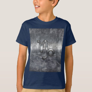 Capricorn Zodiac Symbol Industrial Stil Tee