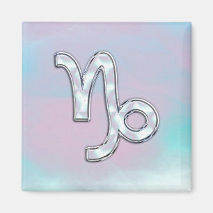 Capricorn Zodiac Symbol Mor på Pearl Decor Magnet