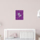 Capricorn Zodiac Symbol på Fuchsia Digital Camo Poster (Nursery 2)