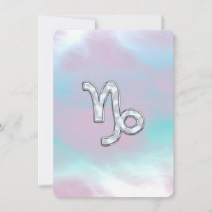 Capricorn Zodiac Symbol på Pearl Nacres Mor