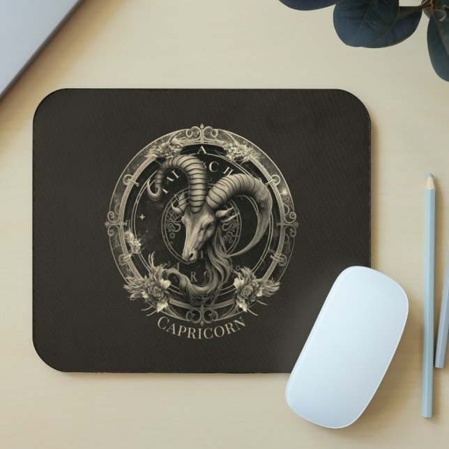 Capricorn Zodiac Symbol Sea Goat Celestial Fantasy Musmatta (Skapare uppladdad)