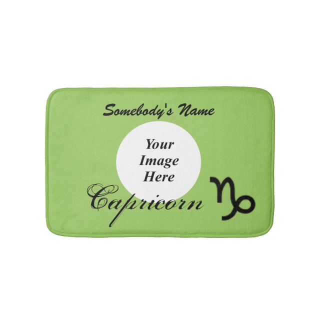 Capricorn Zodiac Symbol Standard by K Yoncich Badrumsmatta (Framsidan)