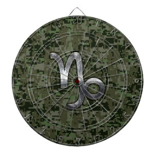 Capricorn Zodiac Symbol Woodland Camouflage Piltavla