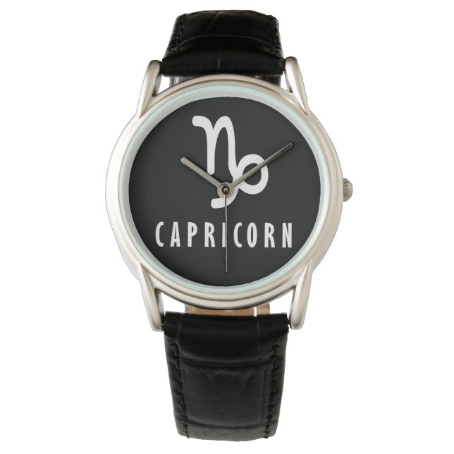 Capricorn zodiac-tecken armbandsur (Framsida)