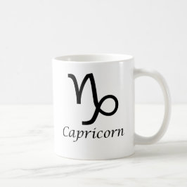 "Capricorn" Zodiac-tecken Kaffemugg