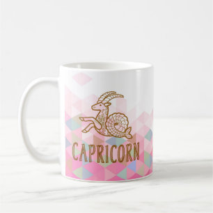 Capricorn Zodiac-tecken Kaffemugg