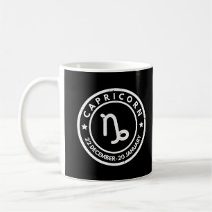 Capricorn Zodiac-tecken Kaffemugg