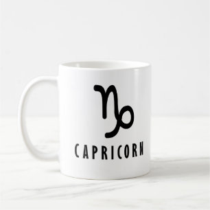 Capricorn zodiac-tecken kaffemugg