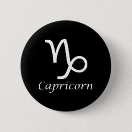 "Capricorn" Zodiac-tecken Knapp
