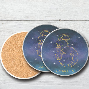Capricorn Zodiac-tecken, konstellation dekorativ Underlägg