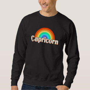 Capricorn Zodiac-tecken Lång Ärmad Tröja