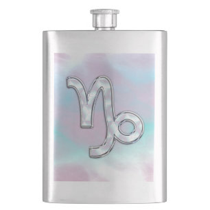 Capricorn Zodiac-tecken Mor i Pearl Stil Fickplunta