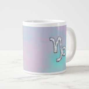 Capricorn Zodiac-tecken Mor i Pearl Stil Jumbo Mugg