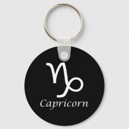 "Capricorn" Zodiac-tecken Nyckelring