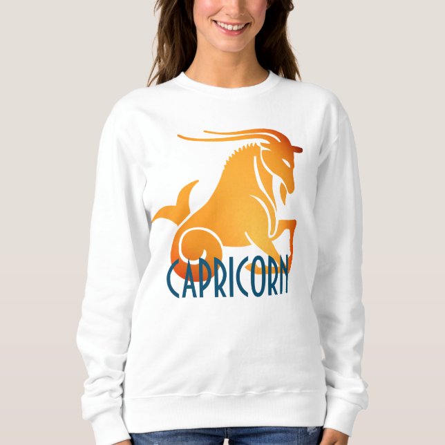 Capricorn zodiac-tecken personlig t shirt (Framsida)