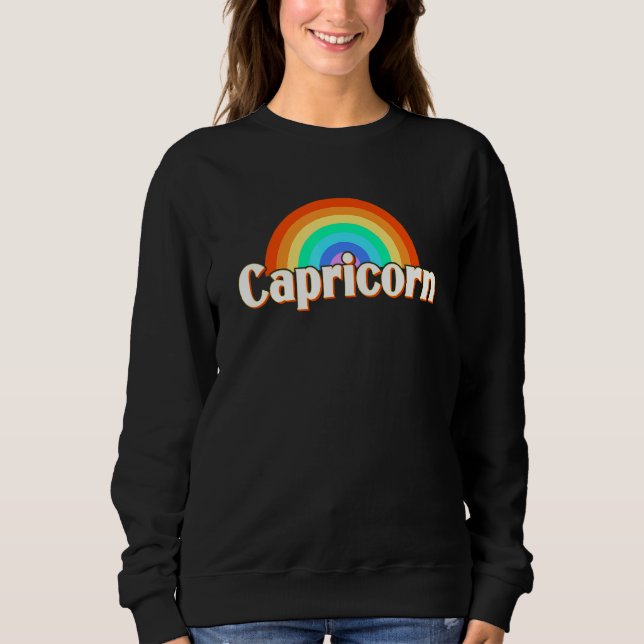 Capricorn Zodiac-tecken T Shirt (Framsida)