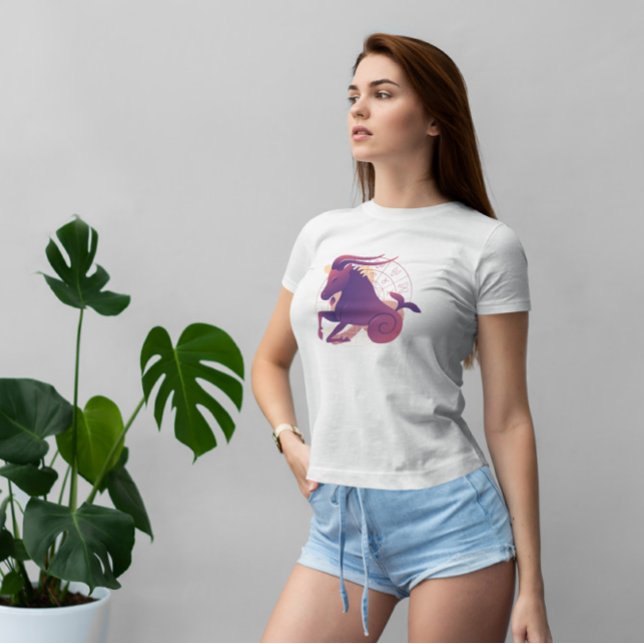 Capricorn Zodiac-tecken T Shirt (Skapare uppladdad)