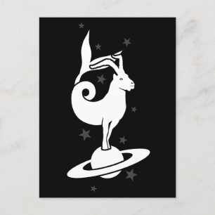 Capricorn zodiac-tecken vykort