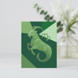 Capricorn Zodiac-tecken Vykort