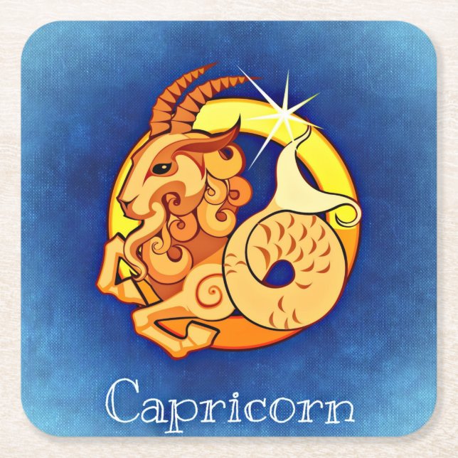 capricorn zodiac underlägg (Framsidan)