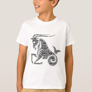 CapricornastrologiZodiac undertecknar ordmolnet T Shirt