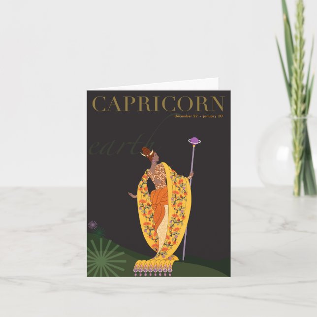 Capricornen noterar kort (Framsida)