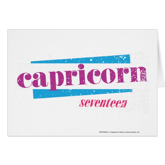 Capricornlilor Hälsningskort (Framsidan Horizontal)
