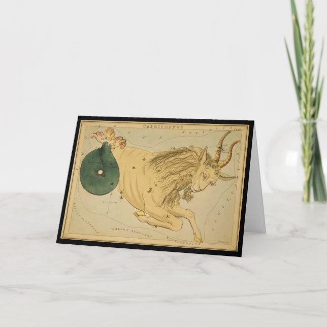 Capricornus (Capricorn) Kort (Framsida)