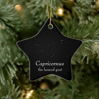 Capricornus Constellation Julgransprydnad Keramik