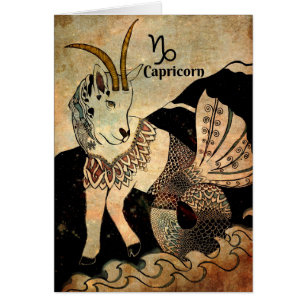 CapricornZodiac Hälsningskort