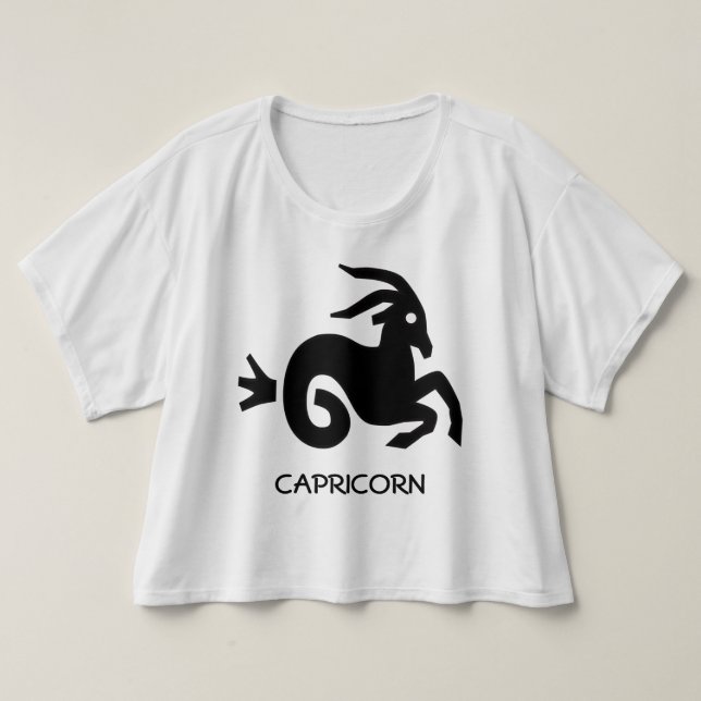 CapricornZodiac T Shirt (Design framsida)