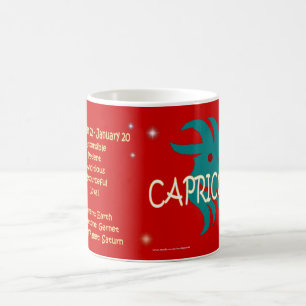 Capricornzodiactecken Kaffemugg