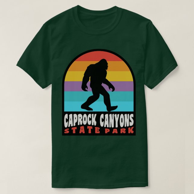 Caprock Canyons State Park Amarillo Texas T Shirt (Design framsida)