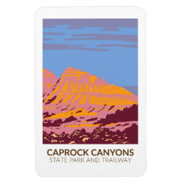 Caprock Canyons State Park och Trailway Texas Magnet